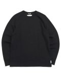 【送料無料】REIGNING CHAMP LIGHTWEIGHT WAFFLE STANDARD LONG SLEEVE BLACK