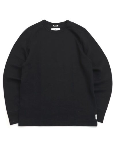 画像1: 【送料無料】REIGNING CHAMP LIGHTWEIGHT WAFFLE STANDARD LONG SLEEVE BLACK