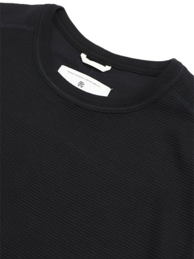 画像3: 【送料無料】REIGNING CHAMP LIGHTWEIGHT WAFFLE STANDARD LONG SLEEVE BLACK
