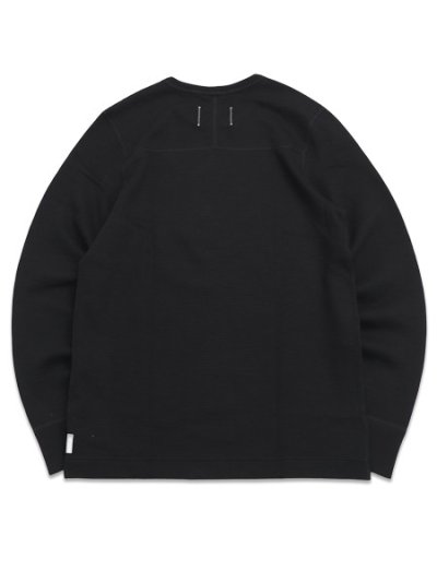 画像2: 【送料無料】REIGNING CHAMP LIGHTWEIGHT WAFFLE STANDARD LONG SLEEVE BLACK