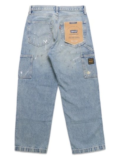 画像2: 【送料無料】LEVI'S 568 LOOSE STRAIGHT DOUBLE-KNEE CARPENTER-DIVING DUCKS DX DNM