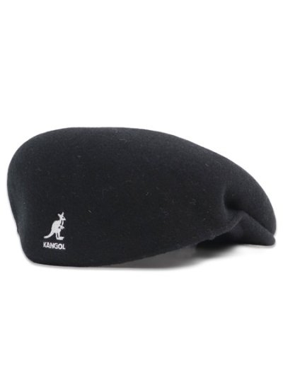 画像2: KANGOL WOOL 504-BLACK/WHITE