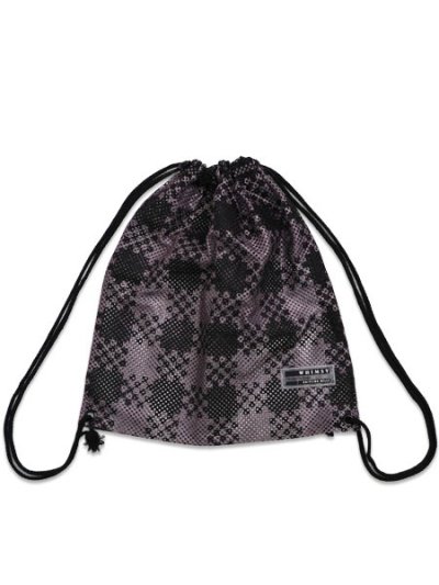 画像1: WHIMSY SOCKS MESH KNAP SACK BLACK