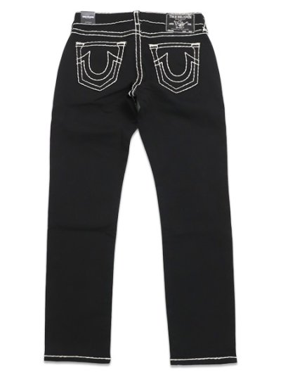 画像1: 【送料無料】TRUE RELIGION ROCCO SUPER T SKINNY JEAN BODY RINSE BLACK