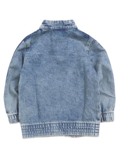 画像2: 【KIDS】ADIDAS KIDS FIREBIRD LOOSE DENIM TRACK TOP-WORN BLUE DENIM