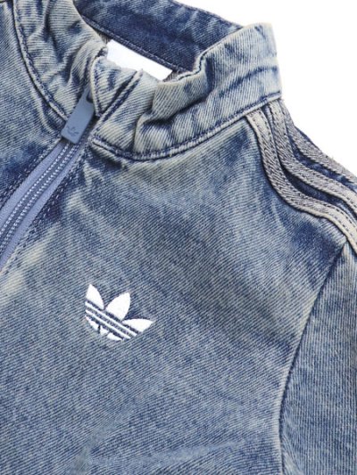 画像3: 【KIDS】ADIDAS KIDS FIREBIRD LOOSE DENIM TRACK TOP-WORN BLUE DENIM