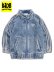 画像1: 【KIDS】ADIDAS KIDS FIREBIRD LOOSE DENIM TRACK TOP-WORN BLUE DENIM (1)