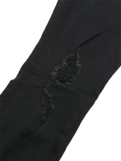 画像6: 【送料無料】mnml X598 SKINNY STACKED DENIM BLACK