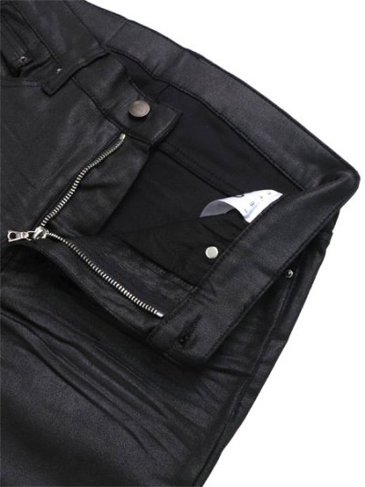 画像4: 【送料無料】mnml X598 SKINNY STACKED DENIM WAXED BLACK