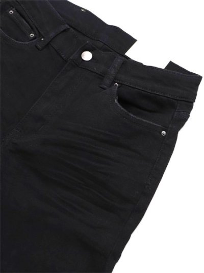 画像3: 【送料無料】mnml X598 SKINNY STACKED DENIM BLACK