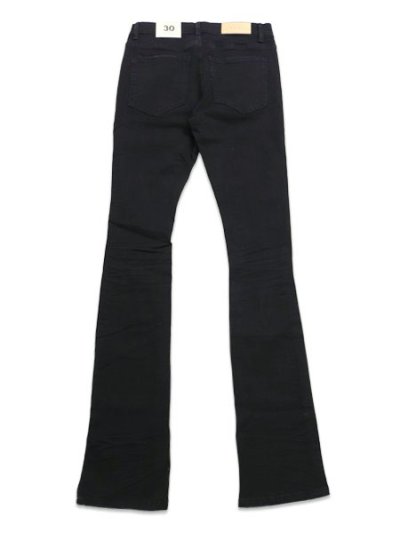 画像2: 【送料無料】mnml X598 SKINNY STACKED DENIM BLACK