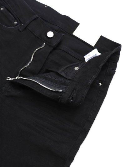 画像4: 【送料無料】mnml X598 SKINNY STACKED DENIM BLACK