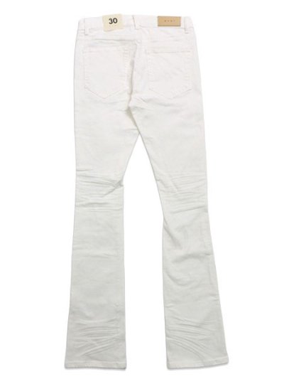 画像2: 【送料無料】mnml X598 SKINNY STACKED DENIM WHITE
