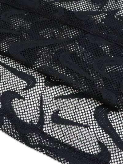 画像5: 【送料無料】NIKE WNMS CHILL WVN LACE OVER SIZED JERSEY-BLACK/WHITE