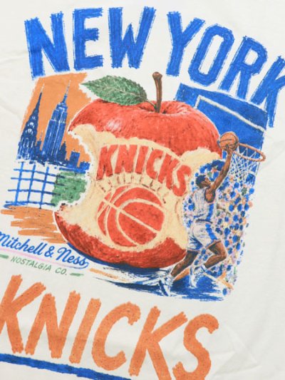 画像3: 【送料無料】MITCHELL & NESS NBA NEW YORK KNICKS CONCRETE APPLE TEE