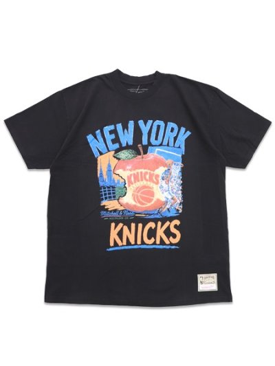 画像1: 【送料無料】MITCHELL & NESS NBA NEW YORK KNICKS CONCRETE APPLE TEE