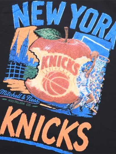 画像3: 【送料無料】MITCHELL & NESS NBA NEW YORK KNICKS CONCRETE APPLE TEE