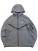 画像1: 【送料無料】NIKE TECH FLEECE FZ WINDRUNNER HOOD-SMOKE GREY/FOOTBALL BLUE (1)