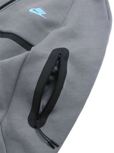 画像6: 【送料無料】NIKE TECH FLEECE FZ WINDRUNNER HOOD-SMOKE GREY/FOOTBALL BLUE