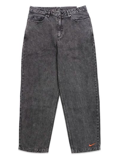 画像1: 【送料無料】NIKE YMH BLACK JEANS-BLACK/HAI8BL/SAFETY ORANGE