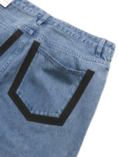 画像5: 【送料無料】NIKE YMH INDIGO JEANS-BLUE DENIM/BLACK/SAFETY ORANGE