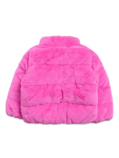 画像2: 【送料無料】【KIDS】NIKE TODDLER QUILTED FAUX FUR JACKET-PLAYFUL PINK