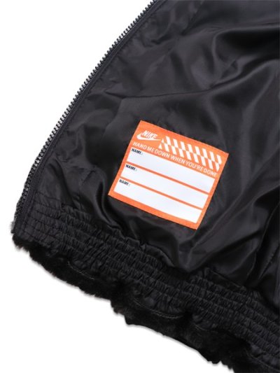 画像5: 【送料無料】【KIDS】NIKE CHILD QUILTED FAUX FUR JACKET-BLACK