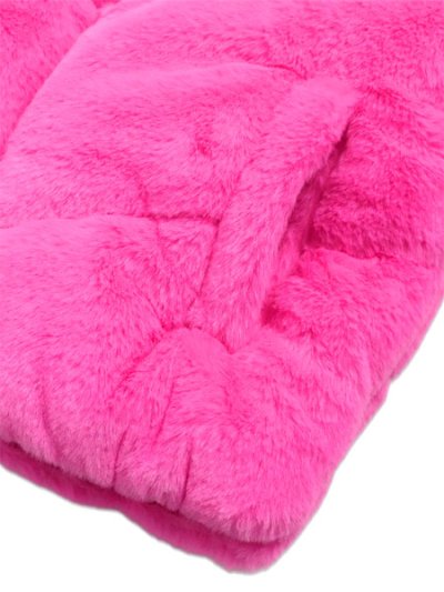 画像4: 【送料無料】【KIDS】NIKE CHILD QUILTED FAUX FUR JACKET-PLAYFUL PINK