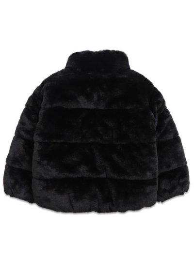 画像2: 【送料無料】【KIDS】NIKE CHILD QUILTED FAUX FUR JACKET-BLACK