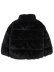 画像2: 【送料無料】【KIDS】NIKE CHILD QUILTED FAUX FUR JACKET-BLACK (2)
