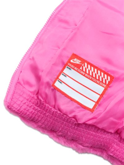 画像5: 【送料無料】【KIDS】NIKE TODDLER QUILTED FAUX FUR JACKET-PLAYFUL PINK
