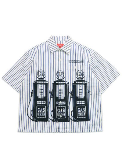 画像1: 【送料無料】ICECREAM MANGO BOXY FIT WORKWEAR WOVEN SHIRT ANTIQUE WHITE