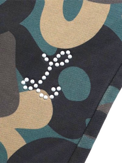 画像7: 【送料無料】RED LETTERS CAMO PEARLS FRENCH TERRY SHORTS