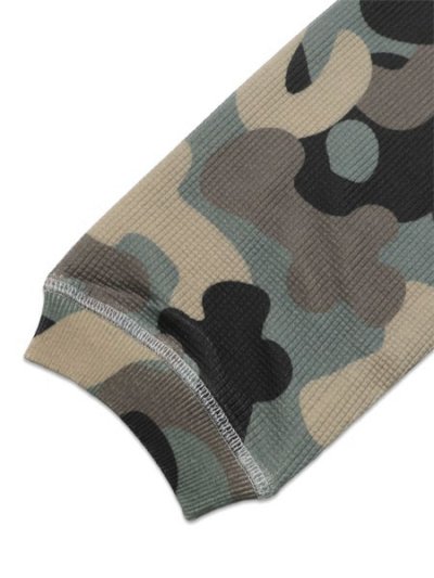 画像7: 【送料無料】RED LETTERS CAMO L/S THERMAL SHIRT CREAM/RED CAMO