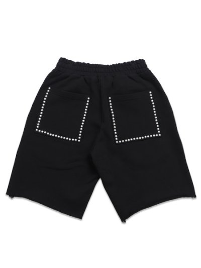 画像2: 【送料無料】RED LETTERS BLACK PEARLED FRENCH TERRY SHORTS