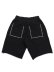 画像2: 【送料無料】RED LETTERS BLACK PEARLED FRENCH TERRY SHORTS (2)