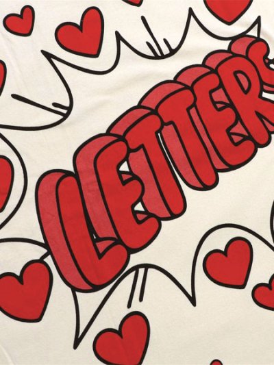 画像4: 【送料無料】RED LETTERS LOVE LETTERS TEE CREAM