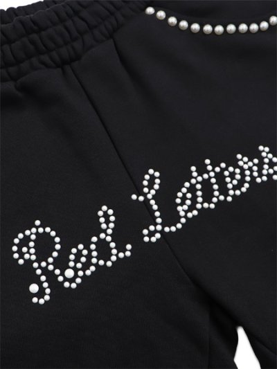 画像5: 【送料無料】RED LETTERS BLACK PEARLED FRENCH TERRY SHORTS