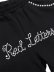 画像5: 【送料無料】RED LETTERS BLACK PEARLED FRENCH TERRY SHORTS (5)