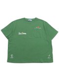 【送料無料】RED LETTERS AT THE GARDEN TEE GREEN