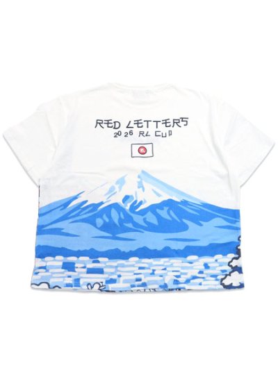 画像2: 【送料無料】RED LETTERS JAPAN FUJI TEE WHITE