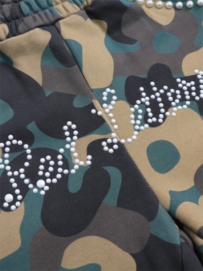 画像5: 【送料無料】RED LETTERS CAMO PEARLS FRENCH TERRY SHORTS