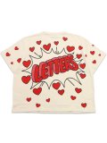 【送料無料】RED LETTERS LOVE LETTERS TEE CREAM