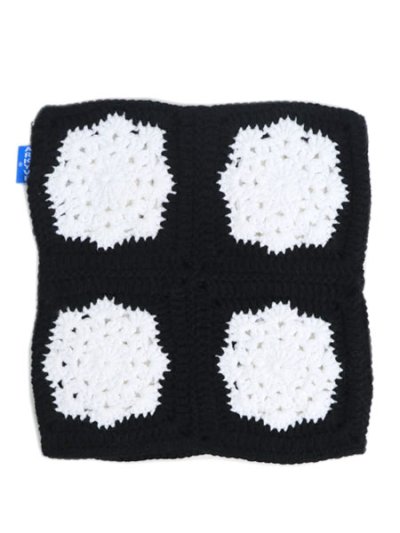 画像2: 【送料無料】ARKYVE BLACK SNOWFLAKE CROCHET CAT HAT