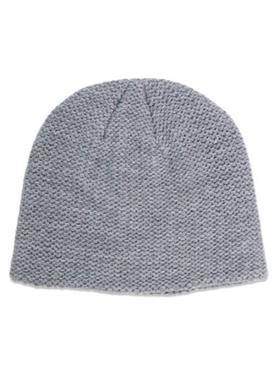 画像2: ADVANCE CROSS BEANIE LIGHT GREY/BLACK