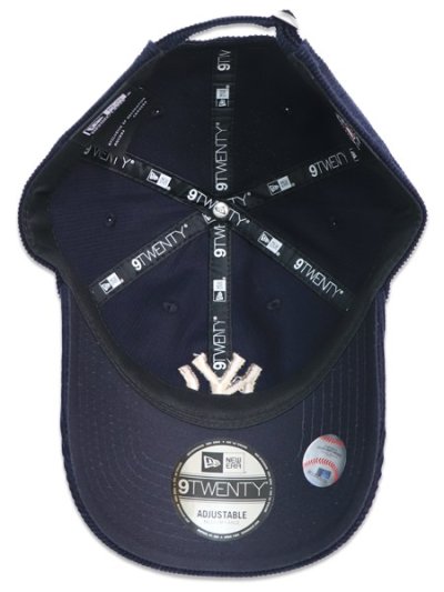画像5: NEW ERA 9TWENTY CORDUROY YANKEES NAVY/BEIGE