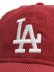 画像6: NEW ERA 9TWENTY CORDUROY DODGERS SCARLET/CHROME (6)