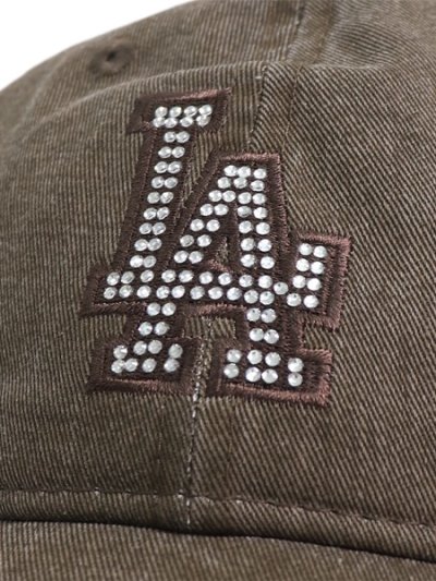 画像6: NEW ERA 9TWENTY RHINESTONE WASHED COTTON DODGERS BROWN