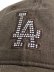 画像6: NEW ERA 9TWENTY RHINESTONE WASHED COTTON DODGERS BROWN (6)