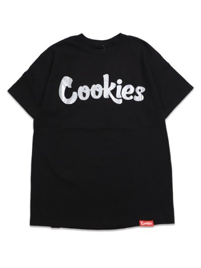 画像1: COOKIES CLOTHING ORIGINAL LOGO TEE BLACK/SILVER